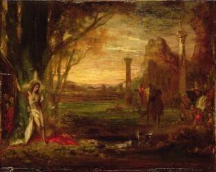 St. Sebastian and his executioners (Gustave Moreau) - Muzeo.com