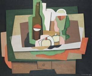 Still Life on a Table (Georges Valmier) - Muzeo.com
