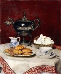 Still Life: Tasteful Tea (Albert Anker) - Muzeo.com