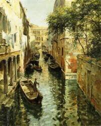 Sunlight: The Rio Sant'Aponal (Louis Aston Knight) - Muzeo.com