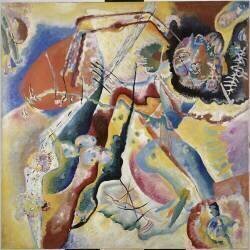 Tableau à la tache rouge (Wassily Kandinsky) - Muzeo.com