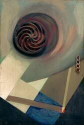 Tableau Merz avec chaîne (Kurt Schwitters) - Muzeo.com