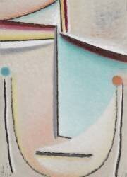 Tête abstraite : rose-bleu clair (Alexej von Jawlensky) - Muzeo.com