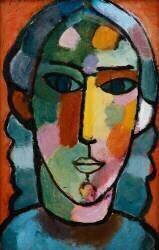 Tête de Fille (Alexej von Jawlensky) - Muzeo.com