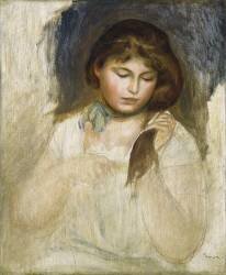 Tête de Gabrielle (Auguste Renoir) - Muzeo.com