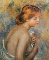 Tête d'un baigneur de profil (Auguste Renoir) - Muzeo.com