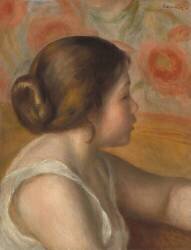 Tête d'une jeune fille (Auguste Renoir) - Muzeo.com