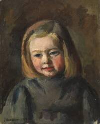 Tête d'une jeune fille (Gaston Thiesson) - Muzeo.com