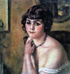 Tête d'une jeune fille (Charles Francois Prosper...) - Muzeo.com