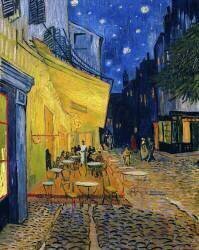 Terrasse du Café le soir sur la Place du Forum, Arles (Vincent van Gogh) - Muzeo.com