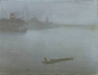 Thames - Nocturne Bleu et Argent (James Abbott McNeill Whistler) - Muzeo.com