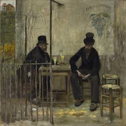 The Absinthe Drinkers (Jean-François Raffaelli) - Muzeo.com