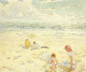 La plage (Charles Atamian) - Muzeo.com