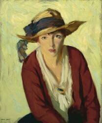 The Beach Hat (Robert Cozad Henri) - Muzeo.com