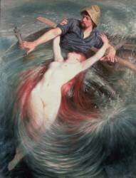 The Fisherman and the Siren (Knut Ekvall) - Muzeo.com