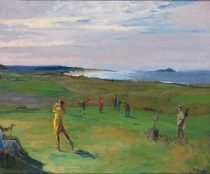 The Golf Course (John Lavery) - Muzeo.com