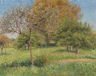 The Great Walnut Tree (Camille Pissarro) - Muzeo.com