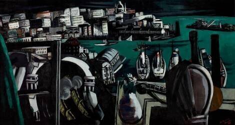 Le port de Gênes (Max Beckmann) - Muzeo.com