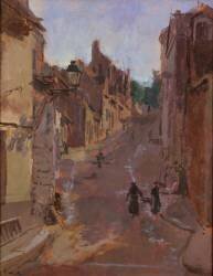 The Hill in Neuville (Walter Richard Sickert) - Muzeo.com