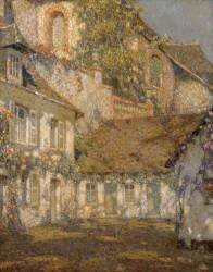 The House below the Church (Henri Le Sidaner) - Muzeo.com