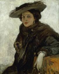 The Spanish Hat or Mrs. Gerard Chowne (John Lavery) - Muzeo.com