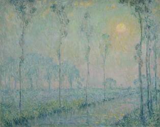Le ruisseau au coucher du soleil (Henri Le Sidaner) - Muzeo.com