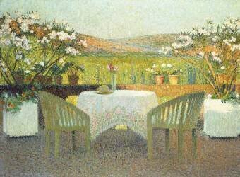 The Terrace in the Sun (Henri Martin) - Muzeo.com