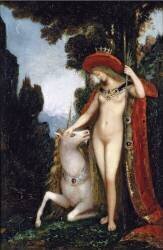 The unicorn (Gustave Moreau) - Muzeo.com