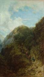 Tourists in the Mountain (Carl Spitzweg) - Muzeo.com