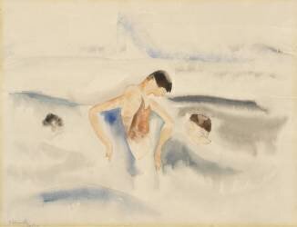 Trois figures dans l'eau (Charles Demuth) - Muzeo.com