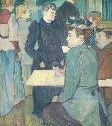 Un coin du Moulin de la Galette (Henri de Toulouse-Lautrec) - Muzeo.com