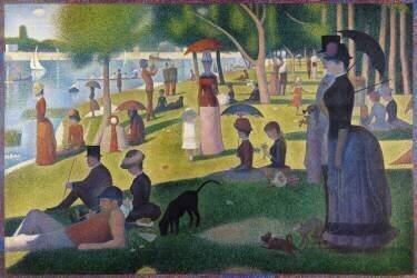 Un dimanche après-midi à l'Île de la Grande Jatte (Georges Seurat) - Muzeo.com