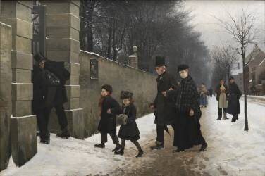 Un enterrement (Frants Henningsen) - Muzeo.com