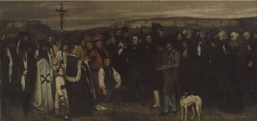 Un enterrement à Ornans (Gustave Courbet) - Muzeo.com