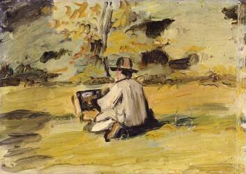 Un peintre au travail (Paul Cézanne) - Muzeo.com