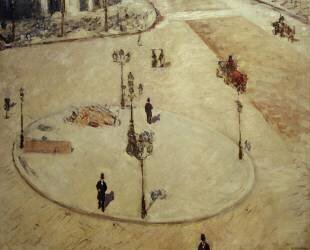 Un refuge, Boulevard Haussmann (Gustave Caillebotte) - Muzeo.com