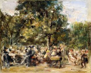 Un restaurant de jardin sur la rivière Havel (Max Liebermann) - Muzeo.com
