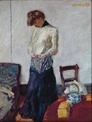 Une femme se déshabillant (Pierre Bonnard) - Muzeo.com