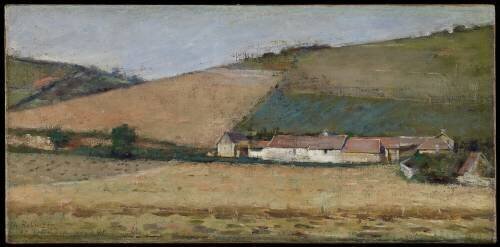 Une ferme parmi les collines (Theodore Robinson) - Muzeo.com