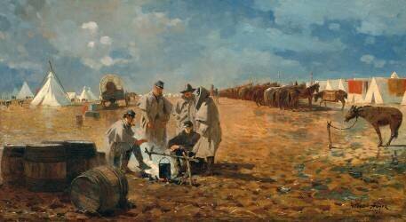 Une journée pluvieuse sur un champ de bataille (Winslow Homer) - Muzeo.com