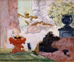 Une moderne Olympia, copie d'après Cézanne (Paul van Ryssel) - Muzeo.com