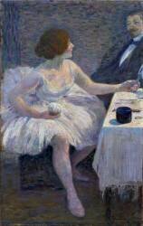 Une visite dans le vestiaire (Federico Zandomeneghi) - Muzeo.com