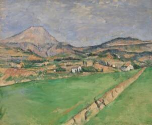 Vers la montagne Sainte-Victoire (Paul Cézanne) - Muzeo.com