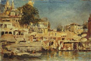 View of the Ghats at Benares (Edwin Lord Weeks) - Muzeo.com