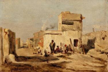 Village oriental (Félix Ziem) - Muzeo.com