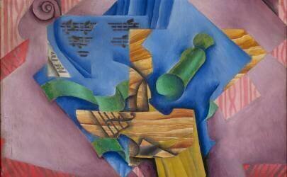 Violon et verre : Nature morte (Juan Gris) - Muzeo.com