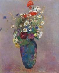 Vision: vase de fleurs (Odilon Redon) - Muzeo.com
