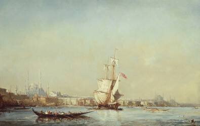 Vue de Constantinople (Félix Ziem) - Muzeo.com