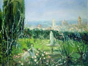 Vue de Florence (Pierre Laprade) - Muzeo.com
