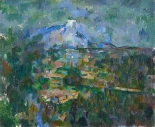 Vue de la Montagne Sainte-Victoire depuis les Lauves (Paul Cézanne) - Muzeo.com